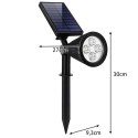 Lampa solarna ogrodowa - reflektor Gardlov 24002