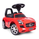 JEŹDZIK, PCHACZ MERCEDES CZERWONY SLS AMG CZERWONY