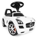 JEŹDZIK, PCHACZ DLA DZIECI MERCEDES SLS AMG BIAŁY