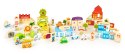 DREWNIANE KLOCKI EDUKAYJNE MIASTO ZOO 120 EL. ECOTOYS