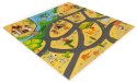 MATA PIANKOWA DLA DZIECI PUZZLE SAFARI 9EL 93X93CM ECOTOYS