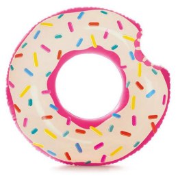 DMUCHANE KOŁO DO PŁYWANIA DONUT PĄCZEK 107CM INTEX 56265