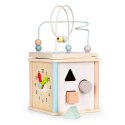 DREWNIANA KOSTKA EDUKACYJNA SORTER KLOCKI ECOTOYS