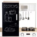 Drewniana kuchnia dla dzieci osobne segmenty XXL tablica +LED ECOTOYS