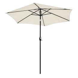 Składany parasol ogrodowy balkonowy regulowany 210 cm beżowy